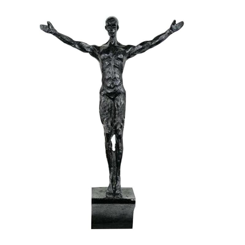 Atleta de Escalada Hombre Arte Deportes Colgantes de Pared Adornos Figuras para el Hogar Miniaturas Escalador Hombre Esculturas de Resina Estatua
