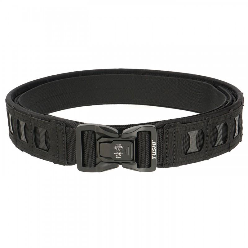 

Tushi Lightweight Waist Belt Seal Quick-release Quick-buckle Ribbed Double-layer Nylon Inner Outer S Fit 85-95CM waist