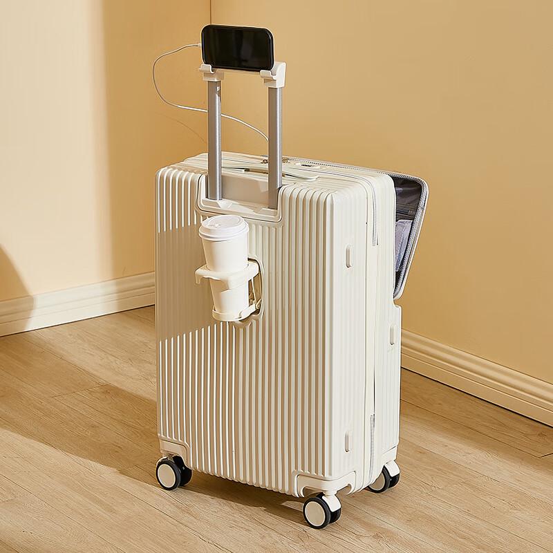 OEING Lightweight Front-Opening Travel Luggage 24 inch