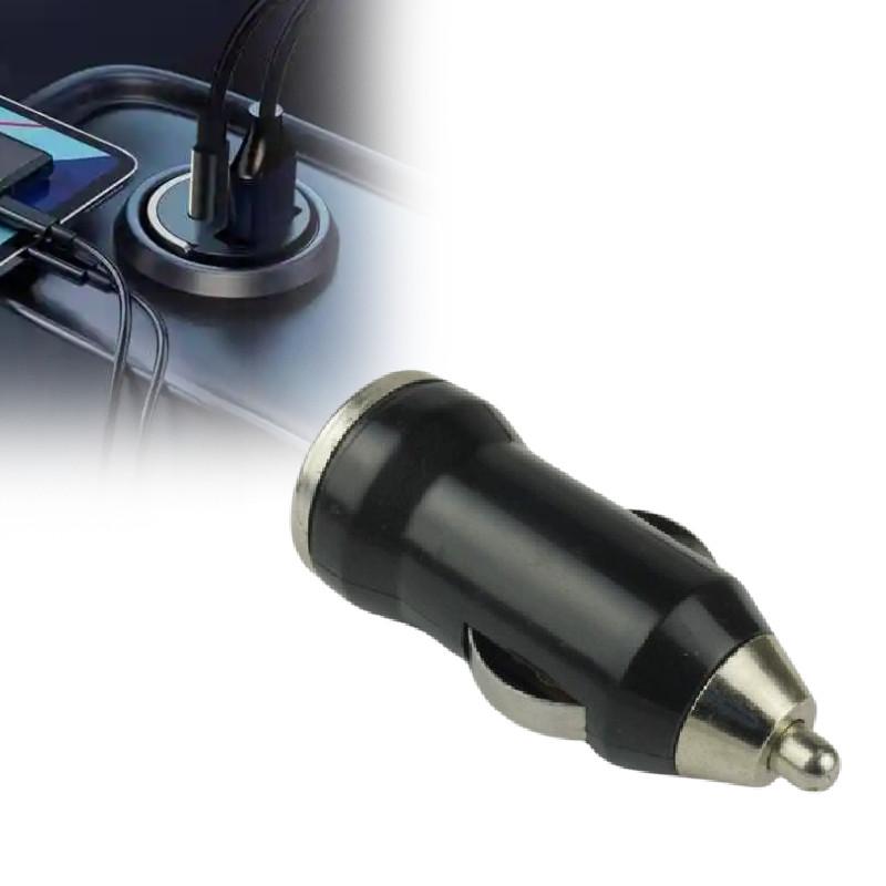 Universal Car Charger With Usb Bullets For Fast Charging And Mobile Devices