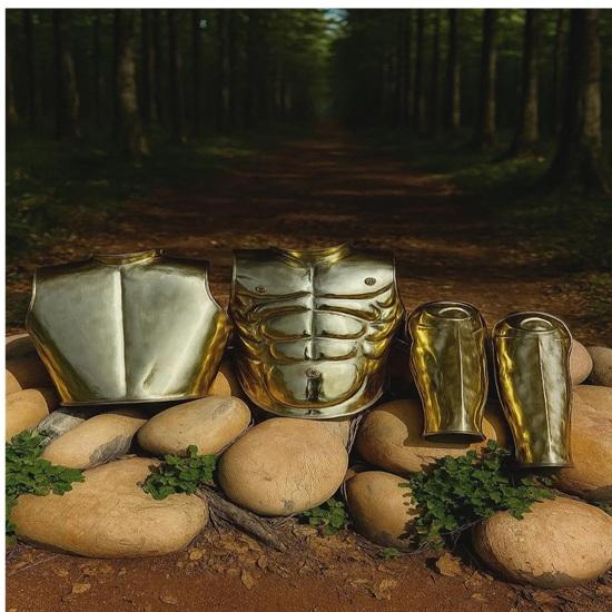 Medieval Steel Breastplate Armor Simple Knight Chestplate Front Back LARP Cosplay Warrior Cuirass Handmade Medieval Body Armor