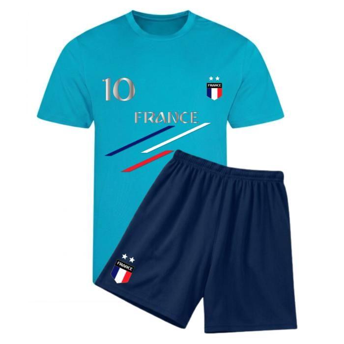 Ensemble de football enfant - NPZ - Style France - 5-6 ans - Manches longues - Turquoise