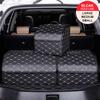 Car Trunk Organizer Box, Large Capacity, Auto Multiuse Tools, Storage Bag, Stowing, Tidying, Leather, Folding for Emergency