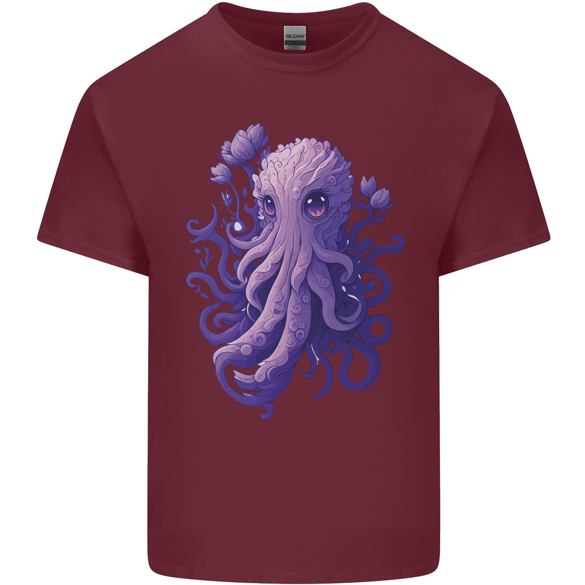 Female Kraken Octopus Cthulhu Unisexs Light Cotton TShirt S