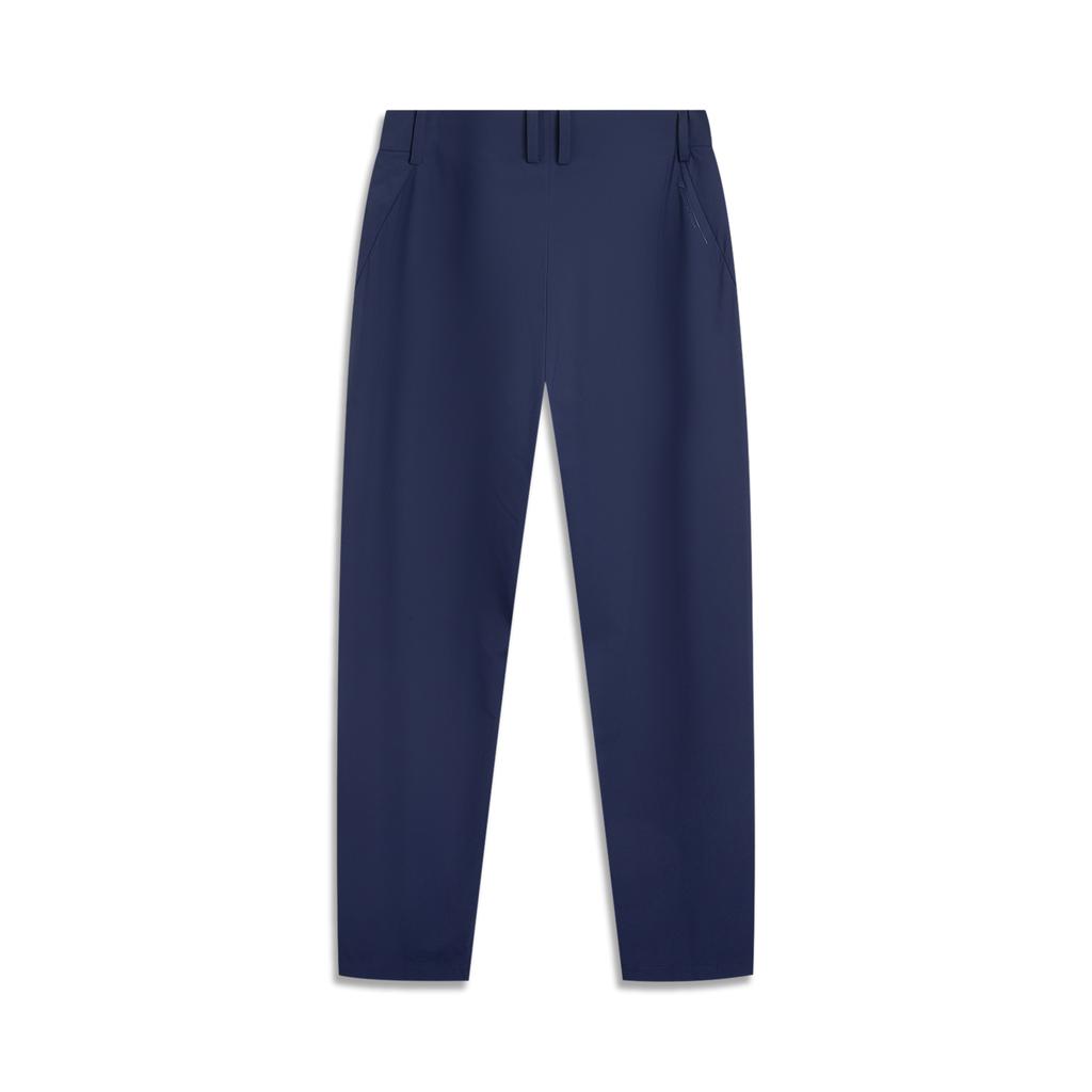 Li Ning Glory Series Knitted Sweatpants Men's Dark Ship Blue AKYV239-3