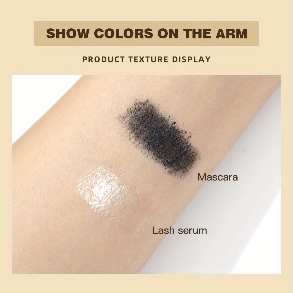 Mascara + Wimpern-Conditioner-Set, verlängernd, verdichtend, schwungvoll und wischfest, Wimpern definierend, schwarze Mascara