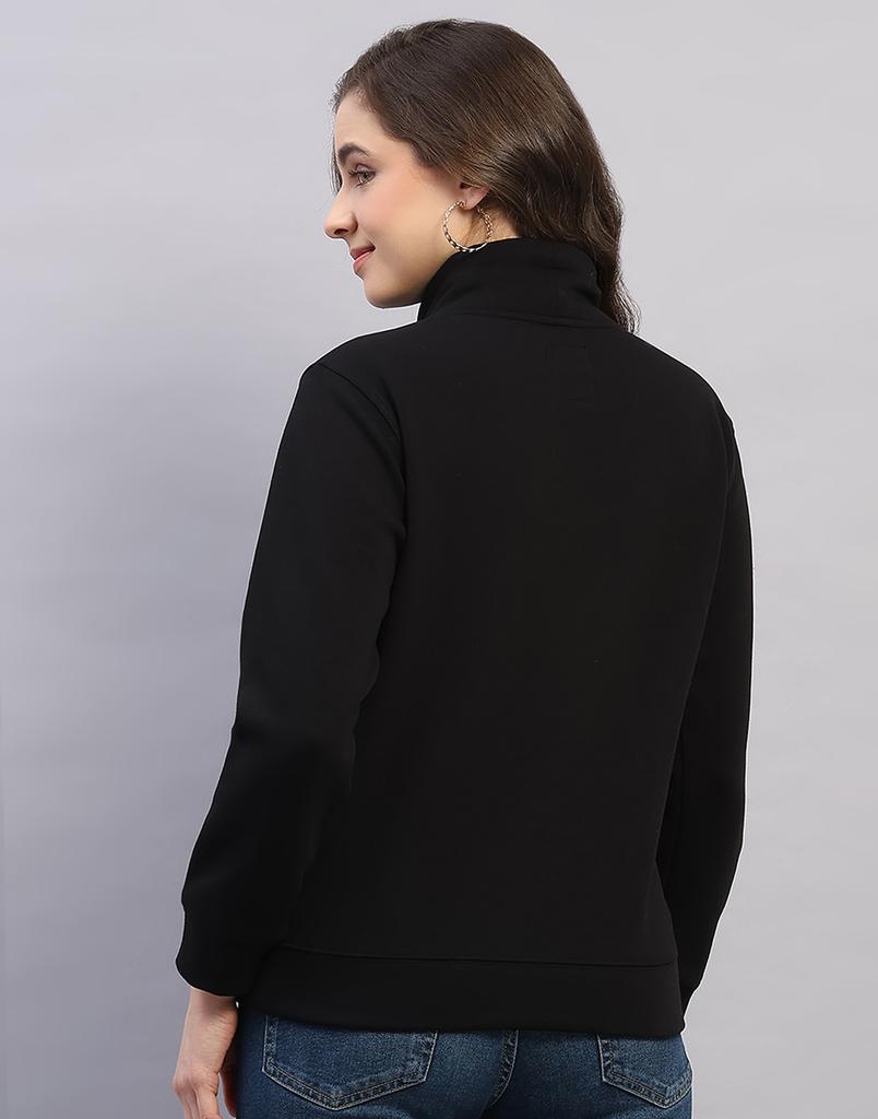 MONTE CARLO Women's High Neck Full Sleeve Sweatshirt