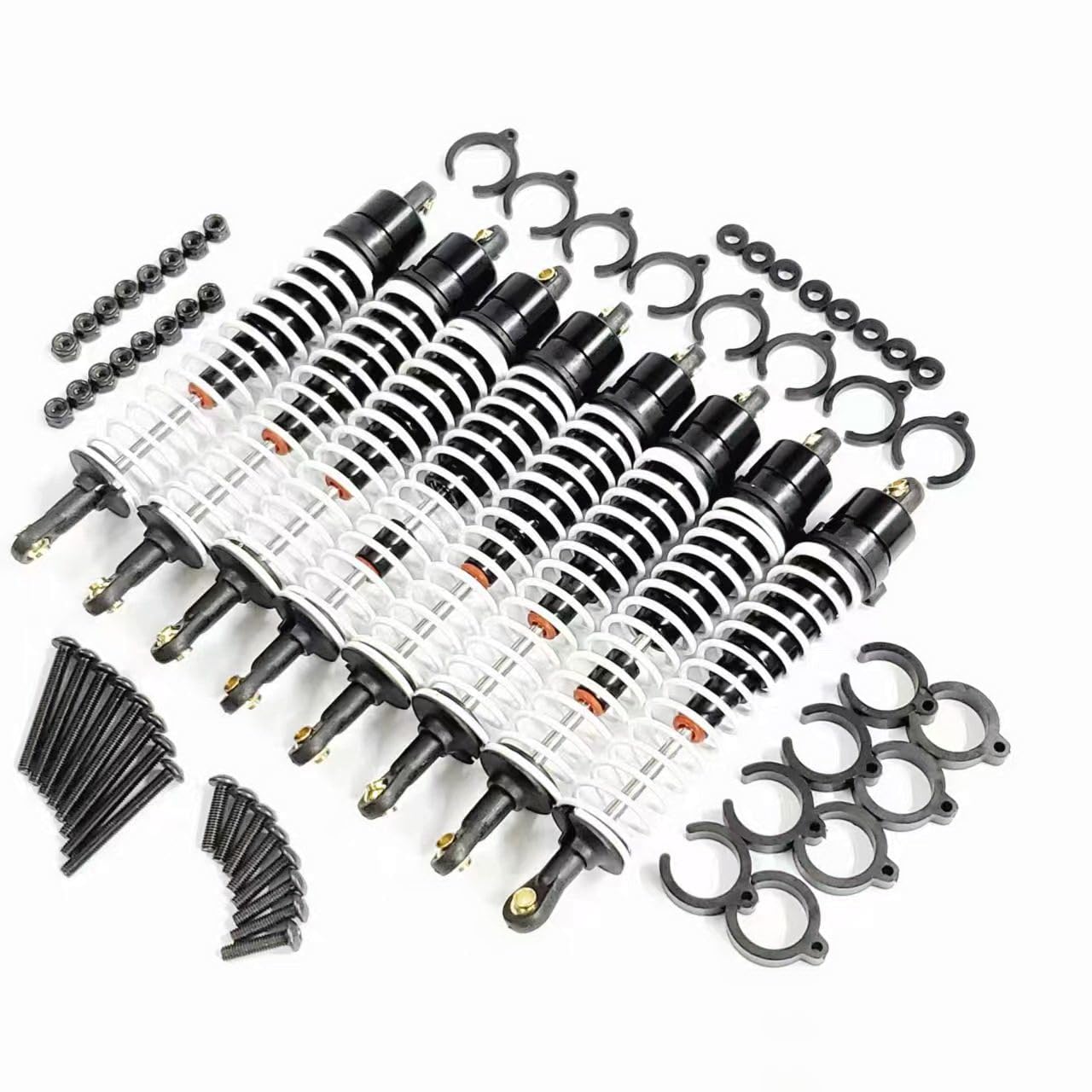 

Kingfly OP Parts Aluminum Oil Damper Set of 8 for Tamiya Bullhead/Super Clod Buster