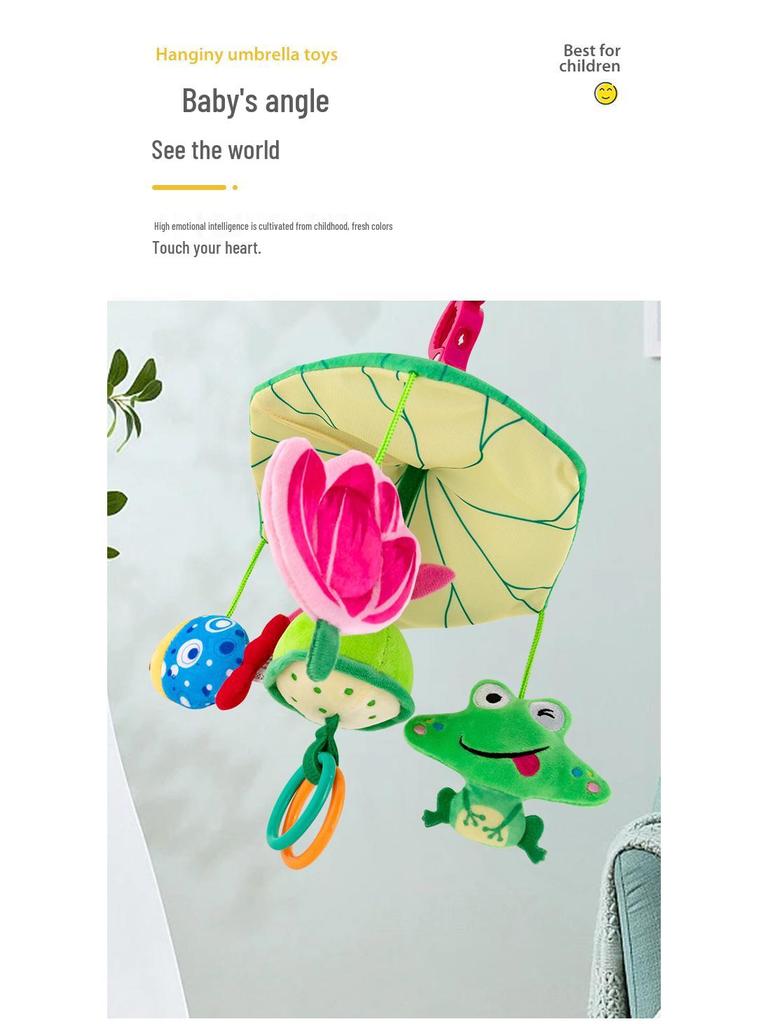 Happy Monkey Baby Crib Mobile: Newborn Bed Hanging Wind Chime & Sleep Aid Toy