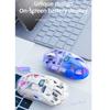 Dual-mode Mouse RGB Luminous 2.4G Wireless Bluetooth Transparent Game Gaming Computer Office Mouse