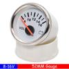 Red Backlight 52 Mm Gauge Marine Voltmeter 8-16 Volts For Caravan Car Boat Motorcycle Volt Meter Automobile Gauge 12V