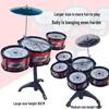 Children's Beginner Percussion Instrument: Large Jazz Drum Set for Intellectual Development