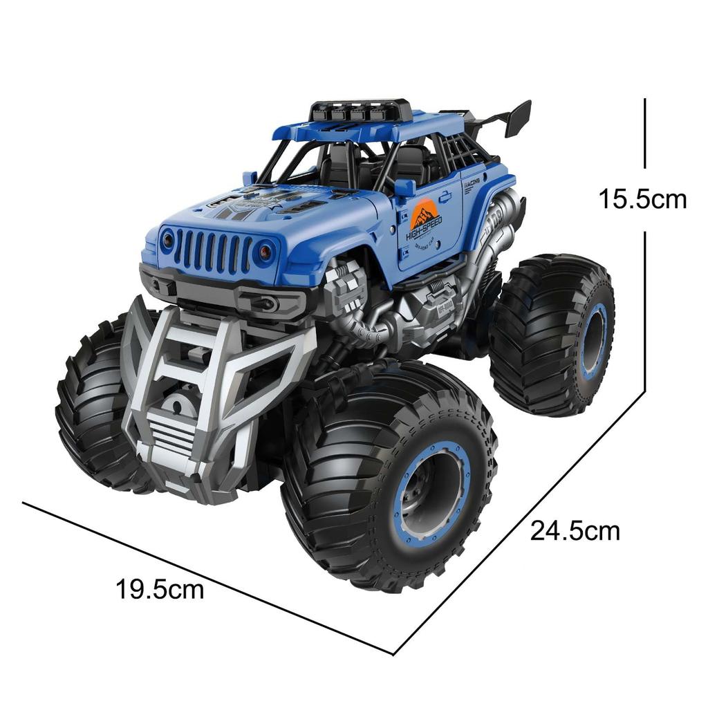 RC Jeep Car for Remote Control Car with Spray Function and LED Popular Toy Great Christmas Gift for Boys Off-Road Kids, Lights, Car,