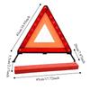 Portable Folding Warning Triangles Red Reflective Hazard Triangle  Breakdown Rescue