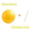 25cm Frosted PVC Explosion-Proof Pilates/Yoga Ball - Mini Wheat Tube for Gymnastics, Balance & Fitness