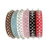 Punk Style Anti-Bite PU Leather Pet Collar with Rivets for Cats and Dogs