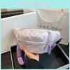 Trendy Korean Casual Commuter Crossbody Waist Bag For Fall 2024 In Cute Soft Colors
