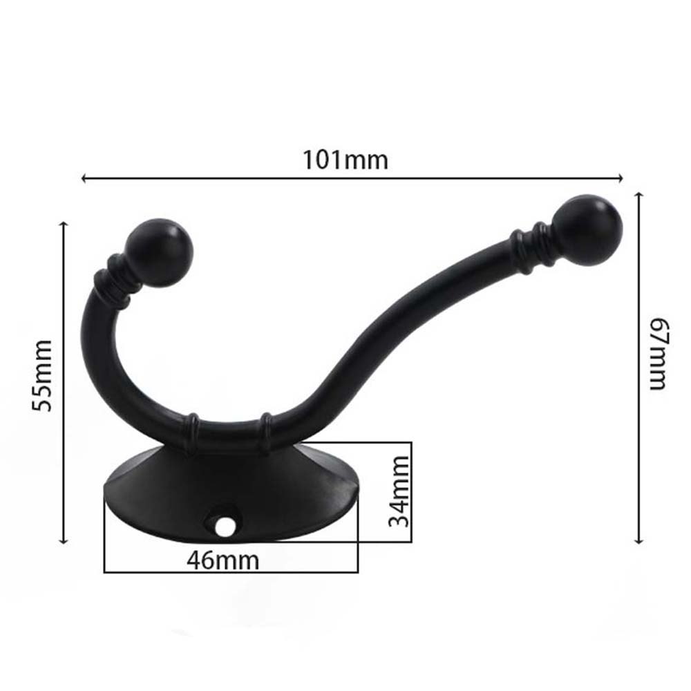 Bronze Metal Door Hangers Hardware Bathroom Wall Mount Key Holder Coat Rack Cloth Hook Wall Hook