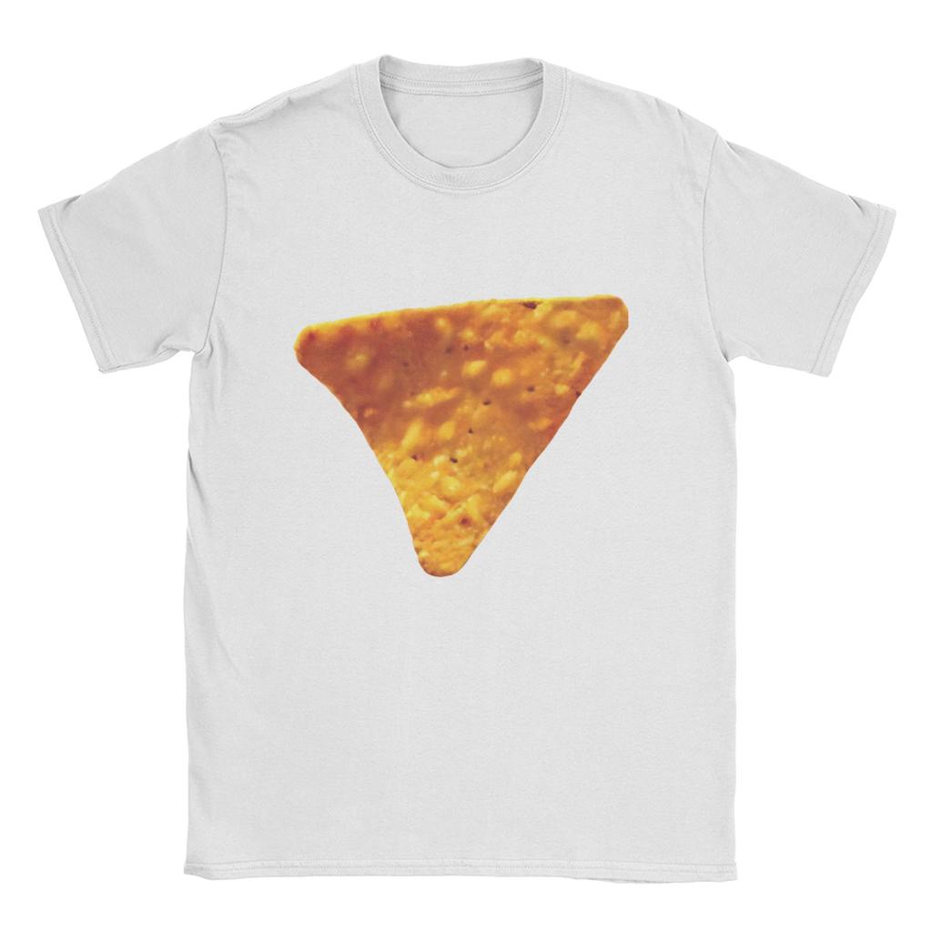 Vintage Dorito Tortilla Chip TShirt for Men Round Collar 100 Cotton T Shirt Short Sleeve Tees Gift Idea Clothing