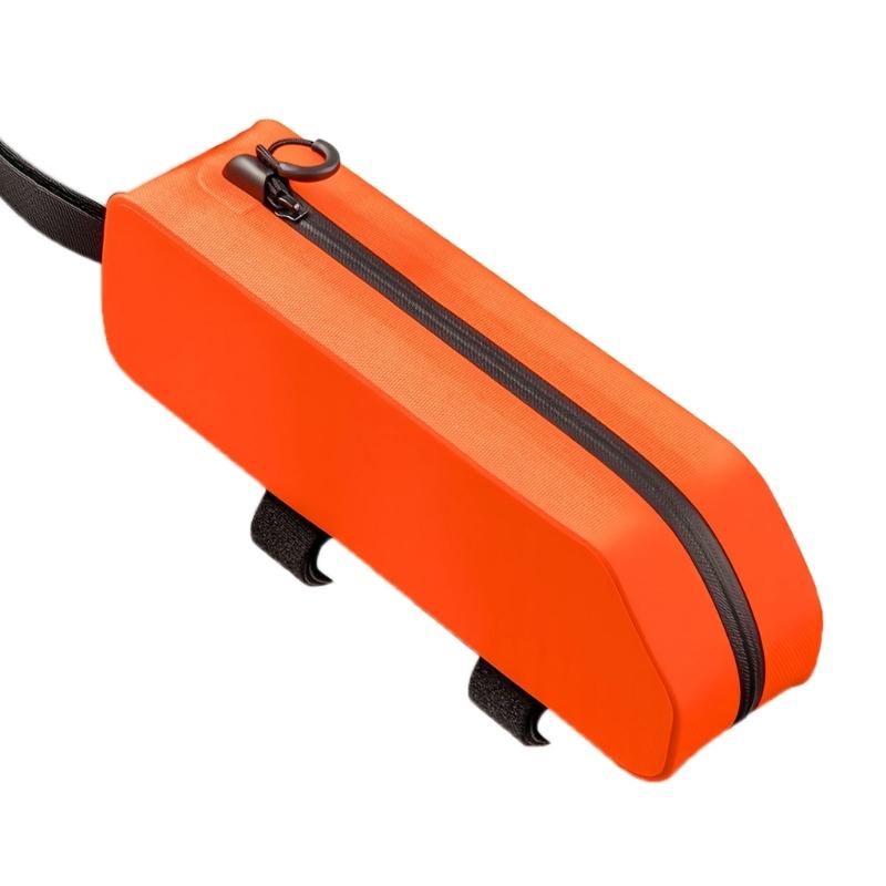 

Durability Waterproofed Bike Frame Bag Antslip Base Low Wind Resistance Bag for Cycling Accessories оранжевый