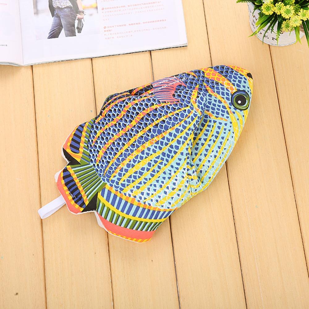 Colorful Fish Shape Oven Mitts Anti-scalding Microwave Glove Creative Baking Insulation Glove Home