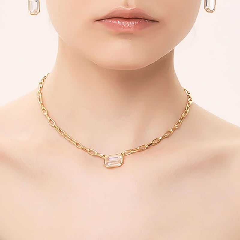 WESTISLAND Crystal Gloria Necklace 14K_WI9782311