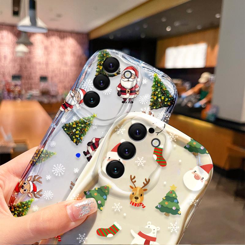 Hot Santa Claus Christmas Phone Case for Samsung Galaxy A50 A35 A34 A33 A32 A24 A23 A22 A13 A12 M55 M54 M35 M14 Protective Cover