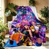 K Pattern Blanket for Home Decoration, Bed, Sofa, Car Travel, Camping, Suitable for All Seasons, Birthday Christmas Gift