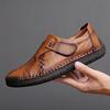 Large Size 48 Men's Shoes Handmade Casual Shoes Men's British Fashion Trendy Shoes Low Top Comfortable Business Leather Shoes