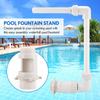 Swimming Pool Waterfall Fountain Kit PVC Feature Spray Water Pools Easy Install Adjustable Swimming Sprinklers Pool Accessories