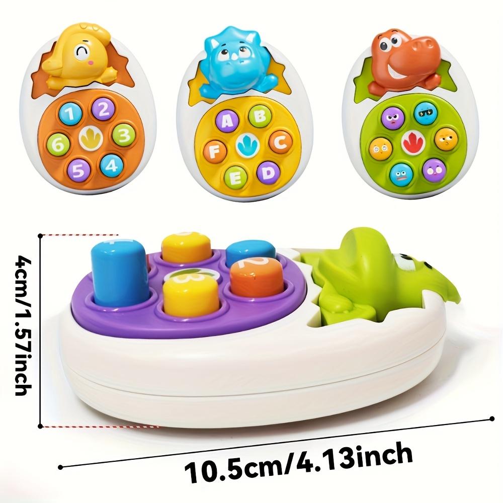 Dinosaur Press and Tap Enlightenment Toy - Interactive Learning with Vibrant Colors, No Electricity Needed, Perfect for Toddler