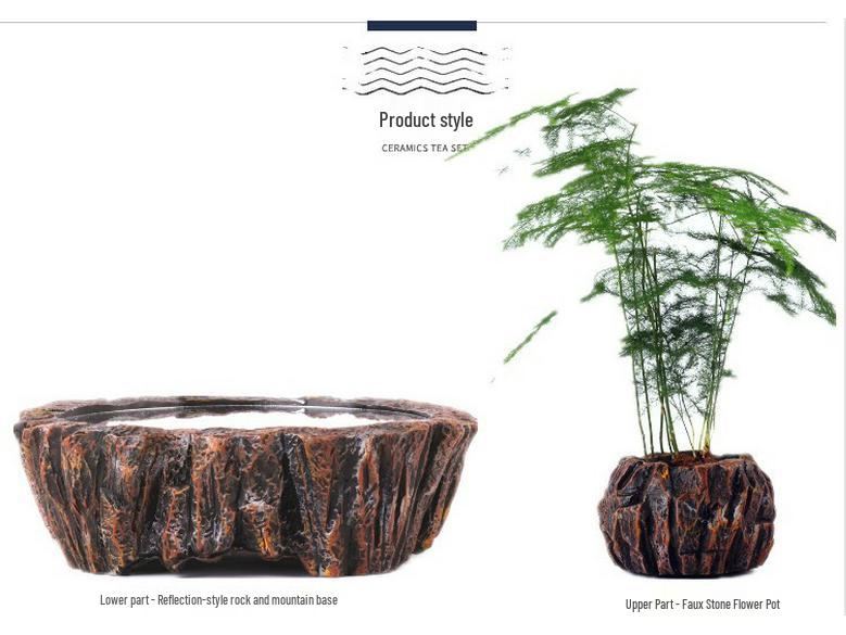 Magnetic Levitation Potted Plant Ornament - Creative Home Décor & Gift