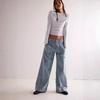 Jeans a zampa in denim da donna europei e americani - Dimagranti e vestibilità ampia