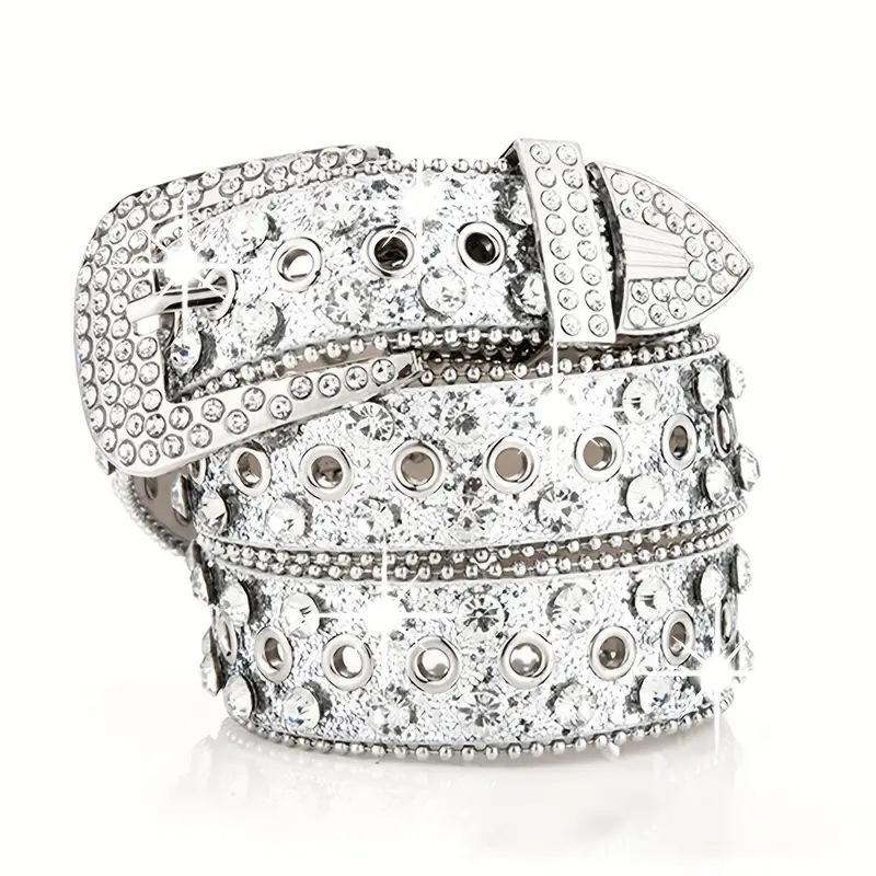 Punk style belt, trendy men's and women's jeans belt, high-end belt in stock.