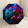 1PC Gamepad Umbrella-8-Rib Reinforced, Automatic Open, Lightweight & Durable, Fashion Accessory for Outdoor, J0402