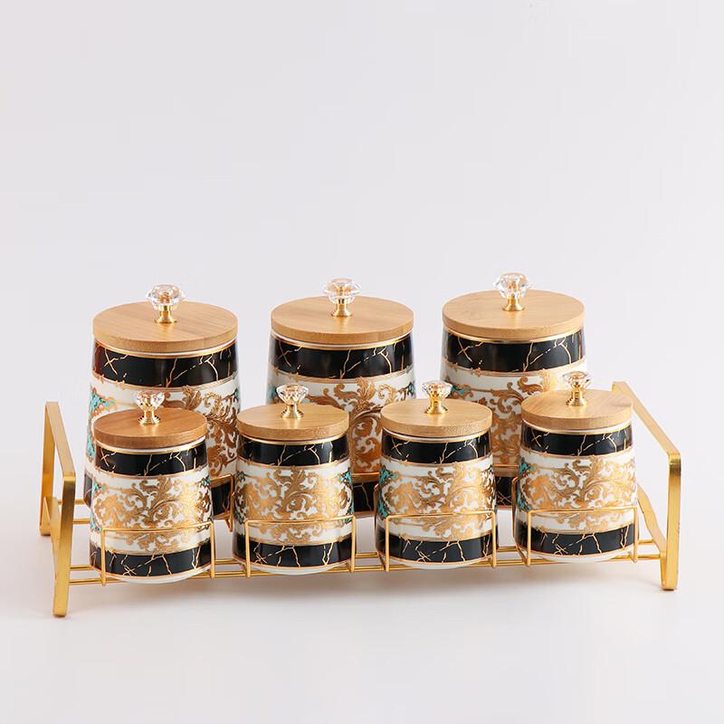 

ZISIZ Ceramic Sealed Grain & Snack Storage Jar