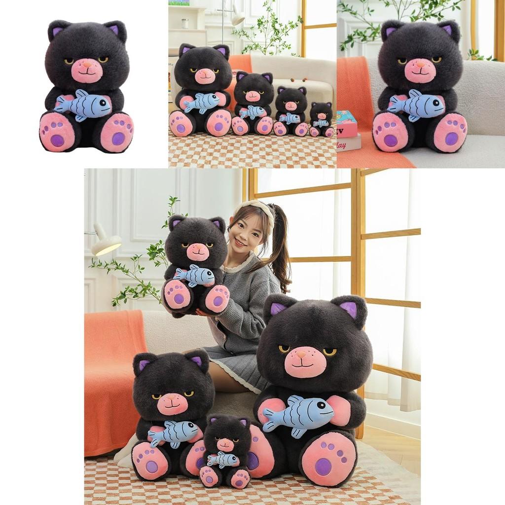 Cute Demon Meow Meow Plush Toy Cat Animal Doll For Kids And Collectors