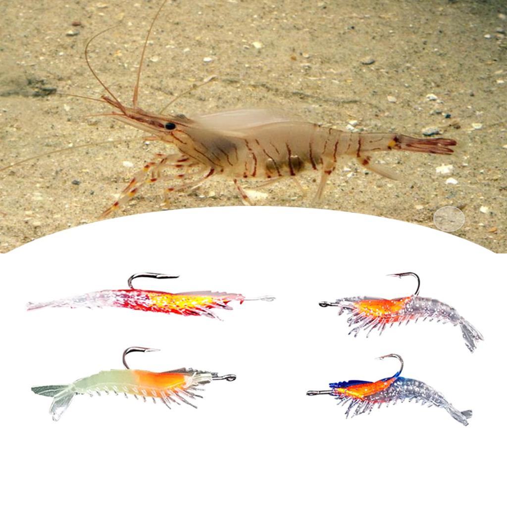 ARAGONT Jig Head Hook Shrimp Lure Sea Bass Blue Fish