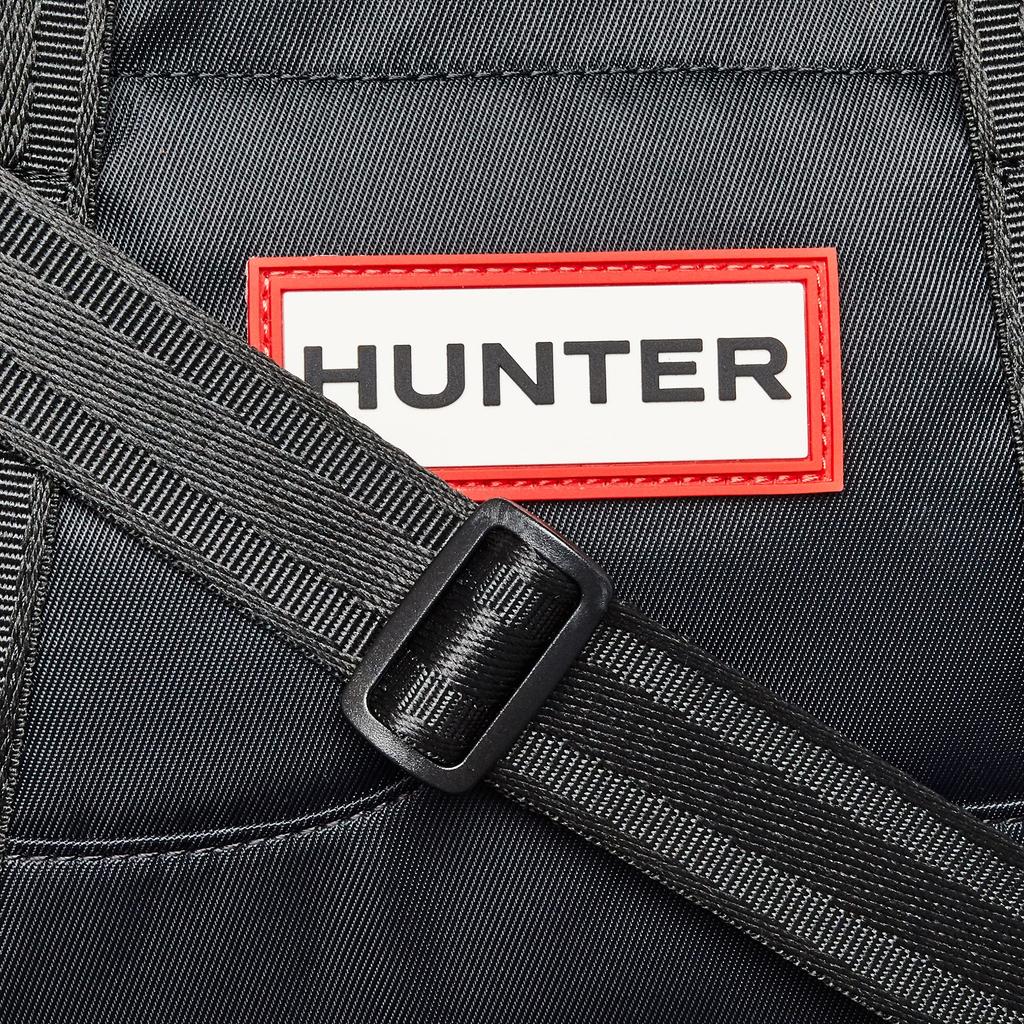 Hunter Damen Mini-Tote-Tasche mit oberem Griff aus Nylon, Schwarz, Größe S (UBS1203KBM)