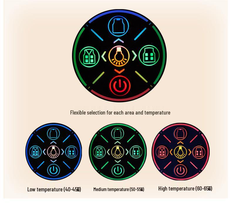 Unisex Smart Electric Heated Vest for Full-Body Warmth