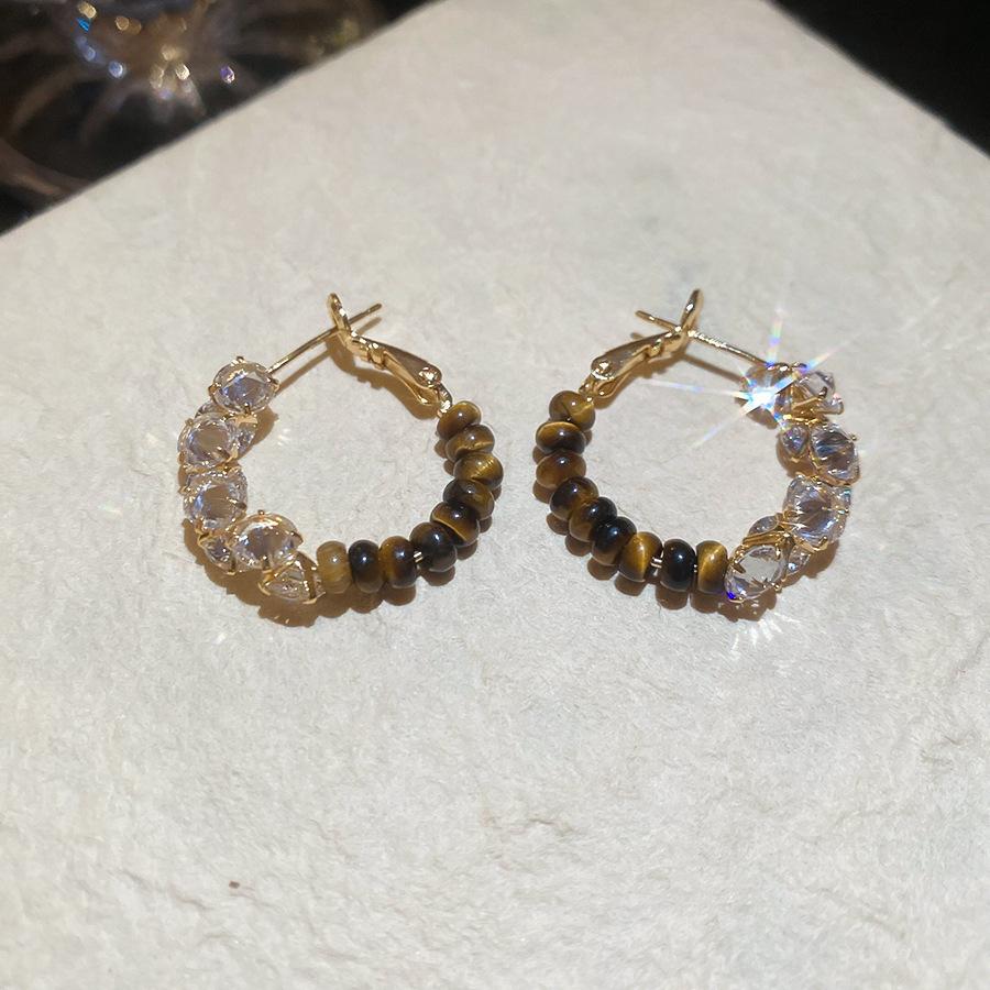 Geometric Double-layer Earrings, European and American Personality Trend Earrings, Casual Versatile Earrings, Niche