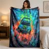 Coperta in Flanella Stampata Monster Energy Morbida Calda Coperta Plaid in Peluche Per Letto Divano Divano Uso Domestico Interno