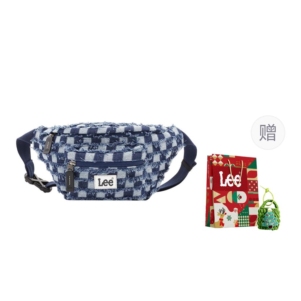 New Lee Fabric Shoulder Bag, Crossbody Bag, Sling Bag, Fanny Pack Regular Unisex Dark Blue LE220031M-503