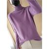 Stand-up Collar Sweater Women's Autumn And Winter Thick Section Korean Women's Solid Color Pullover Loose Knitted Long-sleeved Bottoming