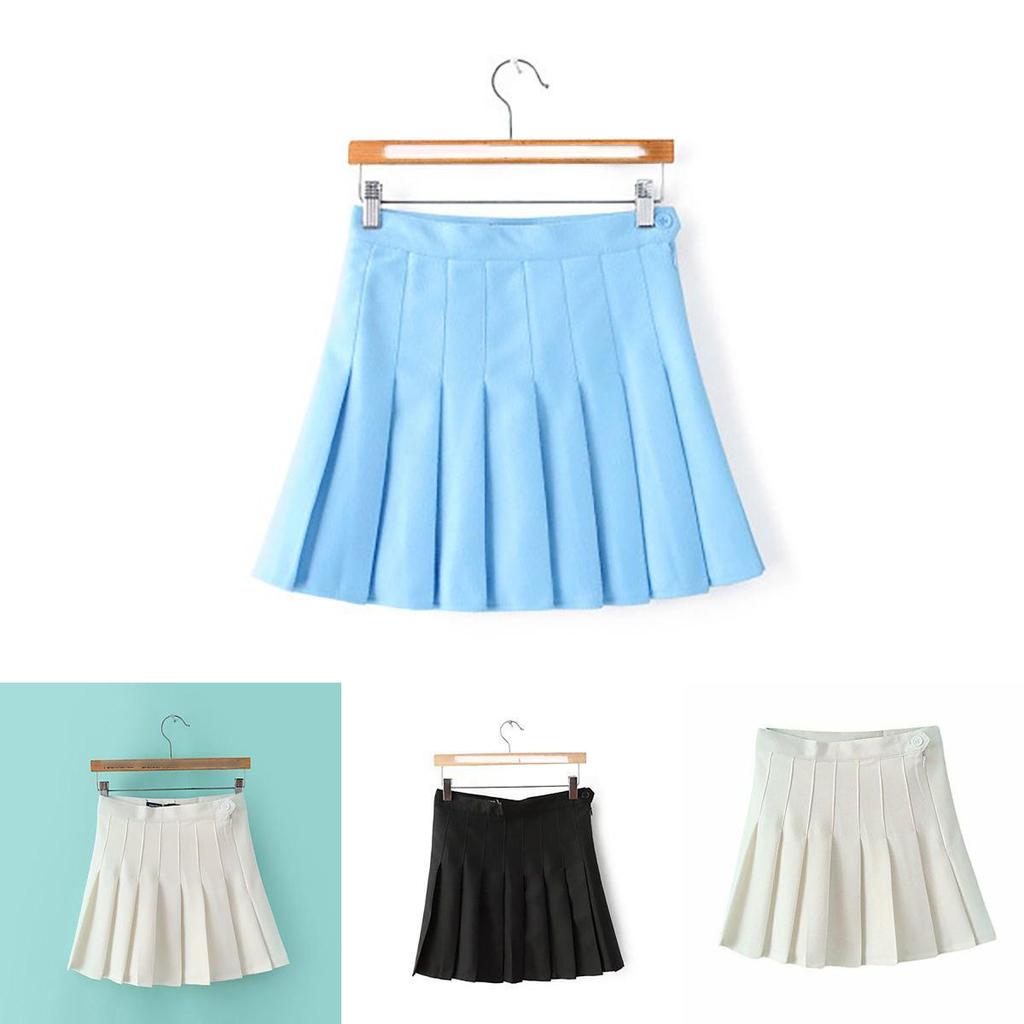 Fashionable Women's Girls High Waist Pleated Tennis Skirt For Casual And Sporty Looks
