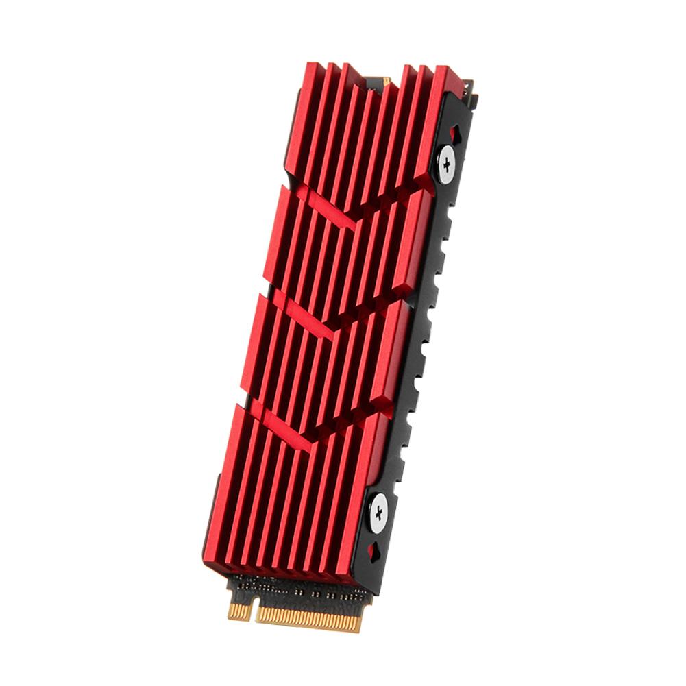 

M.2 2280 радиатор из алюминиевого сплава SSD кулер для игровой консоли PS5 (красный) К