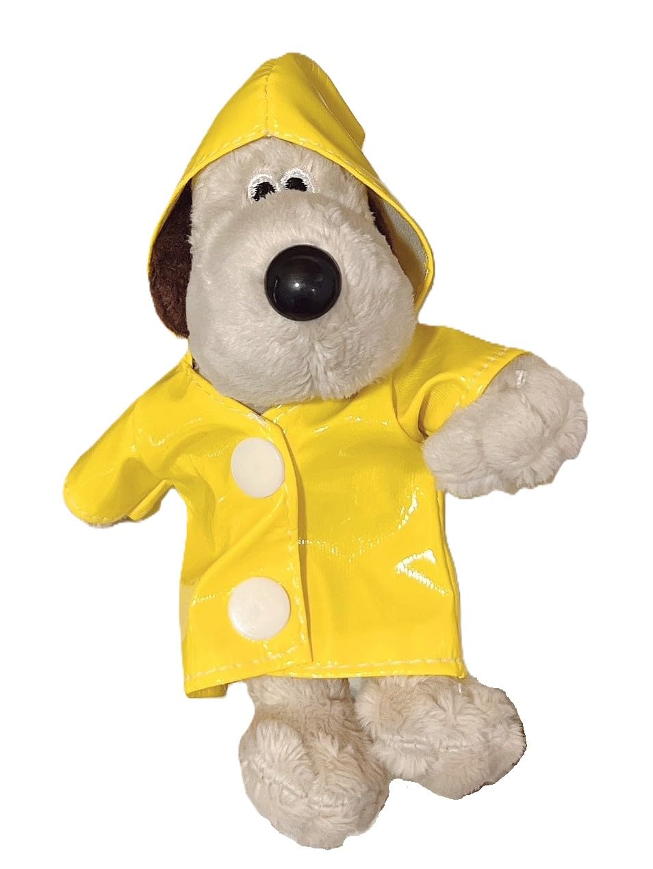 

Gromit Dog Keychain Plush Toy Korean Miscellaneous Goods Doll Interior Decor (Raincoat)