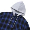 INTERCREW Flannel Yarn-Dyed Multi-Check Shirt D Blue Itz1Yc02Adb