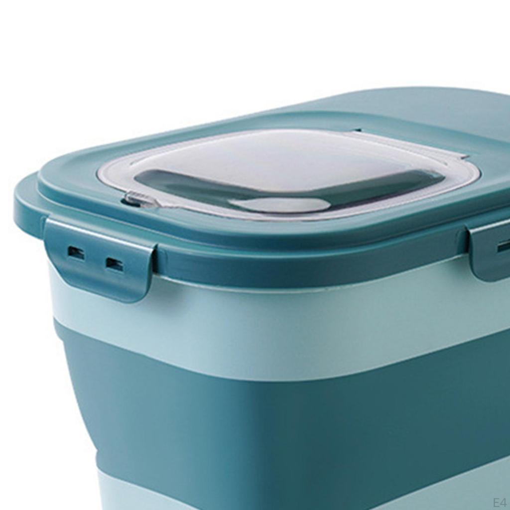 Cat Food Storage Container Box Organizer Large Leakproof Grains Rice