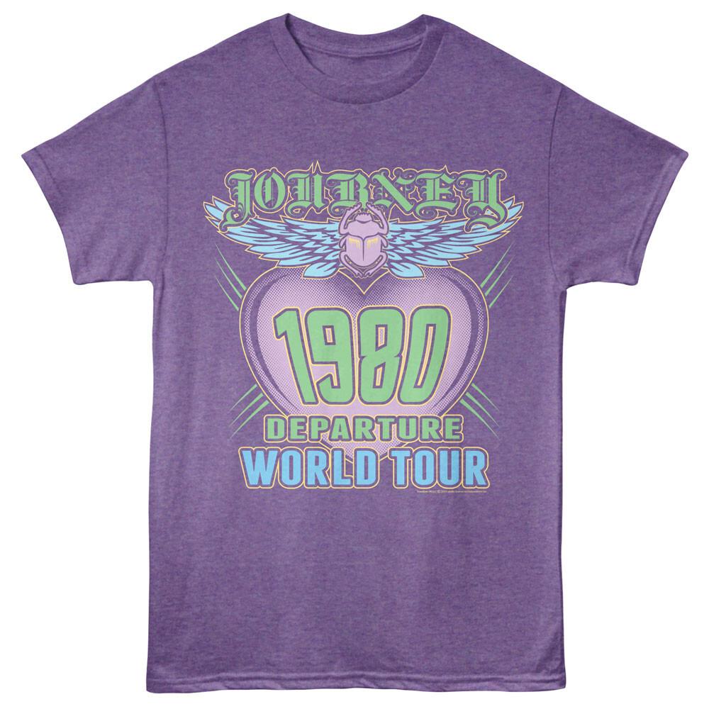 Journey 1980 Depature World Tour Men T Shirt Rock Band Music Merch XXXL